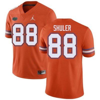 Men's Florida Gators #88 Adam Shuler NCAA Jordan Brand Orange Authentic Stitched College Football Jersey GMQ1462UY